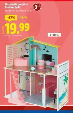 Lidl Maison de poupées Fashion Doll offre