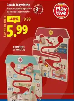 Lidl Jeu de labyrinthe offre