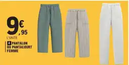 E.Leclerc PANTALON OU PANTACOURT FEMME offre