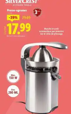 Lidl Presse Agrumes offre