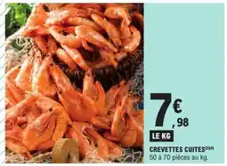 E.Leclerc CREVETTES CUITES offre