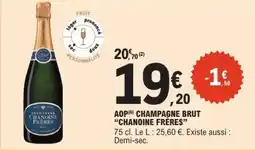 E.Leclerc AOP Champagne Brut 'Chanoine Frères' offre