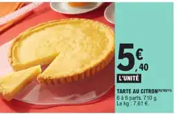 E.Leclerc TARTE AU CITRON offre