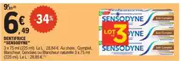 E.Leclerc Dentifrice Sensodyne offre