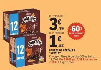 E.Leclerc BARRES DE CÉRÉALES NESTLE offre