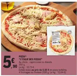 E.Leclerc PIZZA L'ITALIE DES PIZZAS offre
