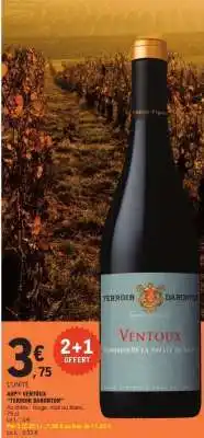 E.Leclerc AOP VENTOUX “TERROIR DARONTON” offre