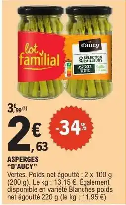 E.Leclerc ASPERGES D'AUCY offre