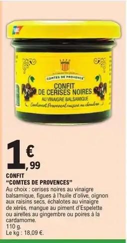 E.Leclerc CONFIT “COMTES DE PROVENCES” offre