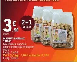 E.Leclerc BISCUITS ANIMAUX 'RIGA' offre