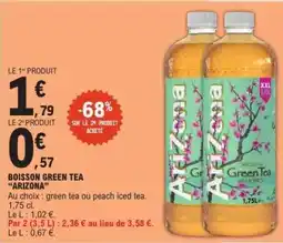 E.Leclerc BOISSON GREEN TEA “ARIZONA” offre