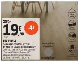 E.Leclerc SOL VINYLE offre
