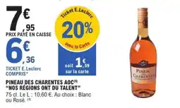 E.Leclerc PINEAU DES CHARENTES AOC offre