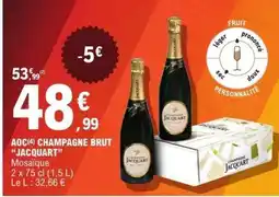 E.Leclerc AOC Champagne Brut 'Jacquart' offre