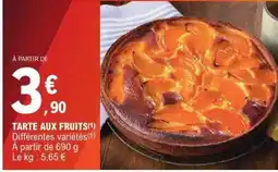 E.Leclerc TARTE AUX FRUITS offre
