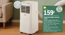 E.Leclerc CLIMATISEUR MOBILE 7000 BTU ELSAY offre