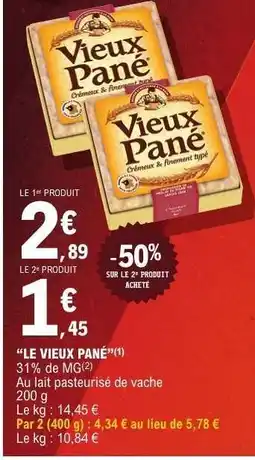 E.Leclerc VIEUX PANÉ offre