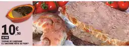 E.Leclerc TERRINE DE CAMPAGNE À L'ANCIENNE RÔTIE AU FOUR offre