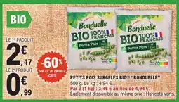 E.Leclerc PETITS POIS SURGELÉS BIO BONDUELLE offre