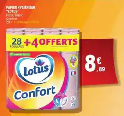 E.Leclerc Papier hygiénique LOTUS offre