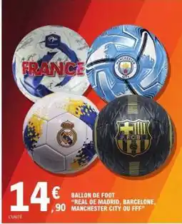E.Leclerc Ballon de foot offre