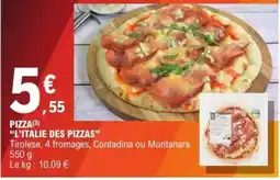 E.Leclerc PIZZA L'ITALIE DES PIZZAS offre