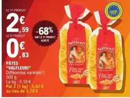 E.Leclerc PÂTES VALFLEURI offre