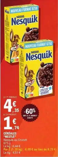 E.Leclerc CÉRÉALES “NESTLÉ” offre