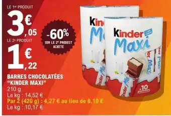 E.Leclerc KINDER Maxi offre