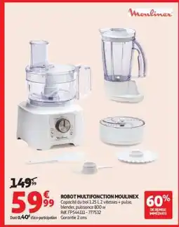 Auchan Robot Multifonction Moulinex offre