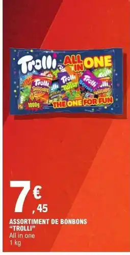 E.Leclerc ASSORTIMENT DE BONBONS TROLLI offre