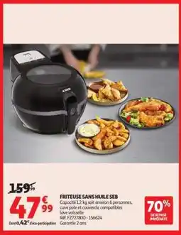 Auchan FRITEUSE SANS HUILE SEB offre