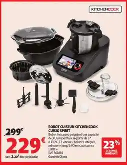 Auchan Robot Cuiseur Kitchencook Cuisio Spirit offre