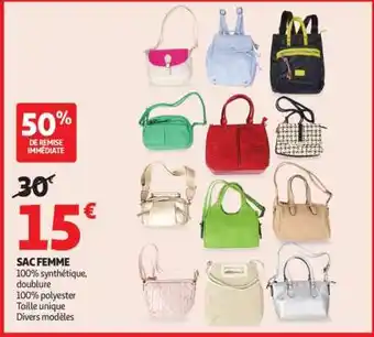Auchan Sac Femme offre
