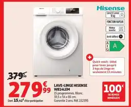 Auchan LAVE-LINGE HISENSE W8144EM offre