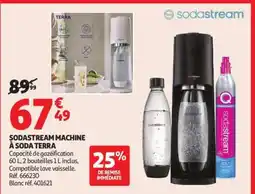 Auchan Sodastream Machine À Soda Terra offre