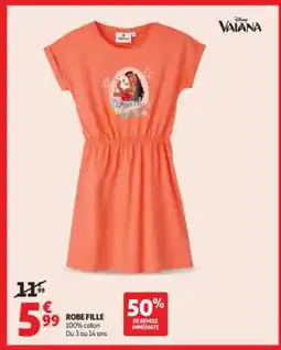 Auchan Robe Fille offre