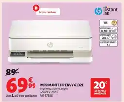 Auchan Imprimante Hp Envy 6132E offre