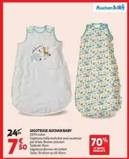 Auchan GIGOTEUSE AUCHAN BABY offre