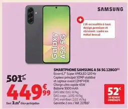 Auchan SMARTPHONE SAMSUNG A 56 5G 128GO offre