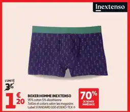 Auchan Boxer Homme Inextenso offre