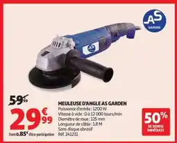 Auchan Meuleuse D'angle As Garden offre