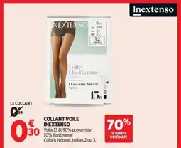 Auchan COLLANT VOILE INEXTENSO offre