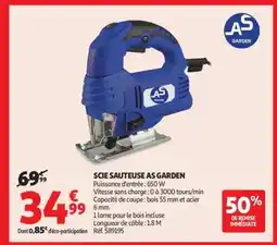 Auchan Scie Sauteuse As Garden offre