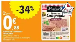 E.Leclerc Terrine De Campagne Madrange offre