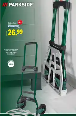 Lidl PARKSIDE Diable pliant offre