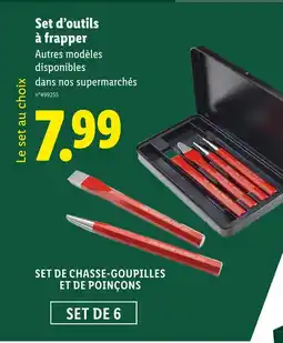 Lidl PARKSIDE Set d’outils à frapper offre