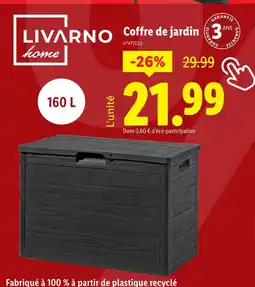 Lidl LIVARNO HOME Coffre de jardin offre