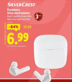 Lidl SILVERCREST Écouteurs intra-auriculaires offre