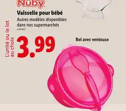 Lidl NÛBY Vaisselle pour bébé offre